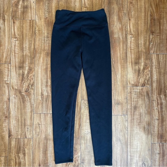 TUFF‎ ATHLETICS Girls Black Fleece Lined Leggings Size 14-16 - Picture 1 of 9